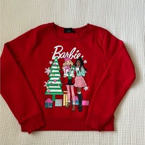 Barbie Chrsitmas Fleece Sweater Medium